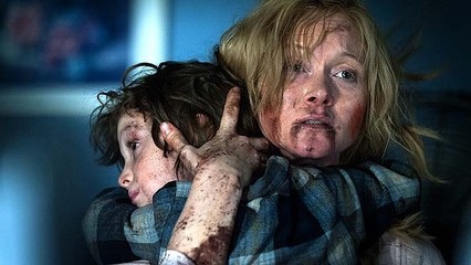 FILM REVIEW OF THE BABADOOK THE FILM WITJ THE KID AND THE MONSTER