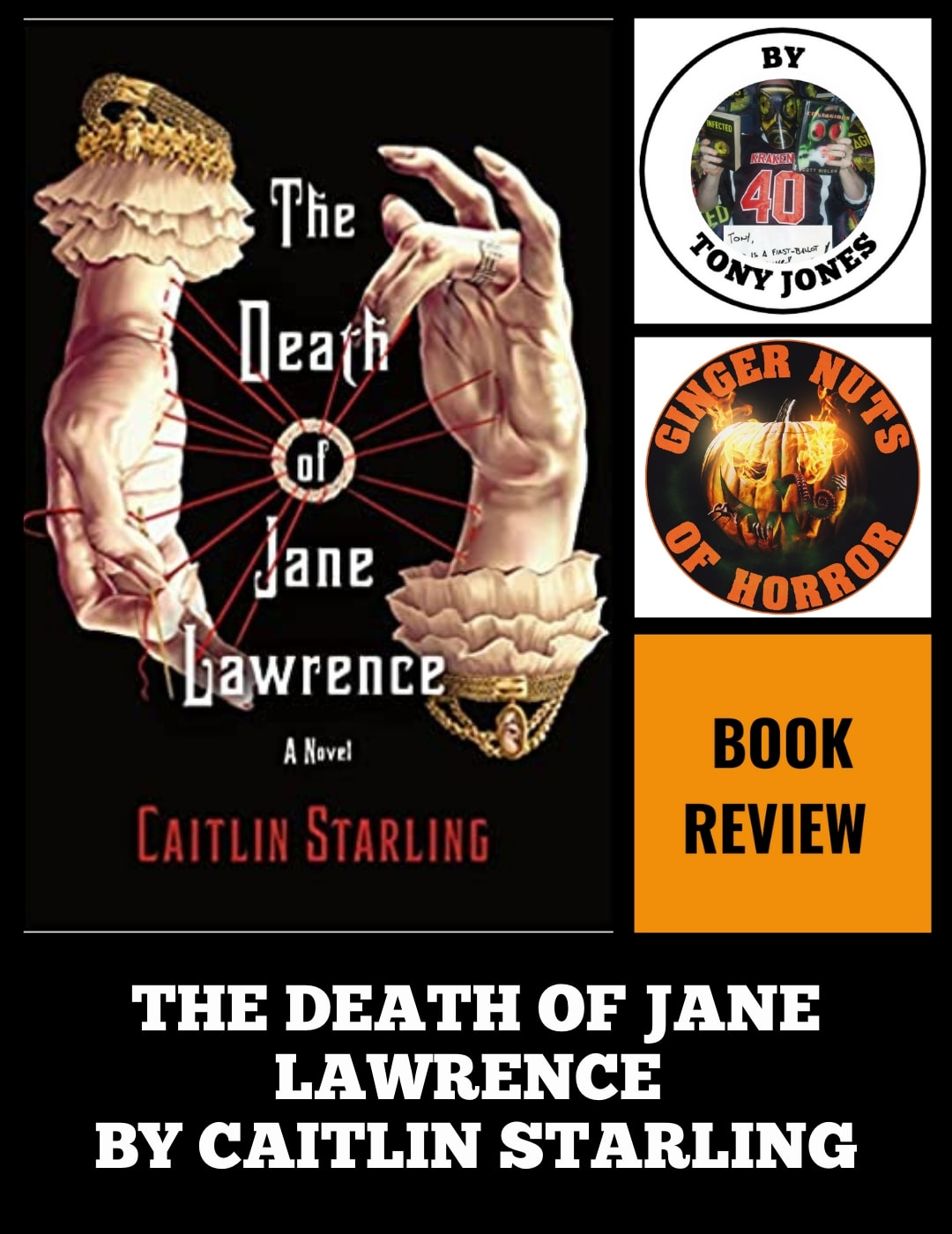 HORROR FICTION REVIEW THE DEATH OF JANE LAWRENCE BY CAITLIN STARLING