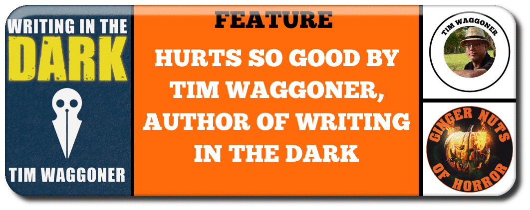 HURTS SO GOOD BY TIM WAGGONER, AUTHOR OF WRITING IN THE DARK