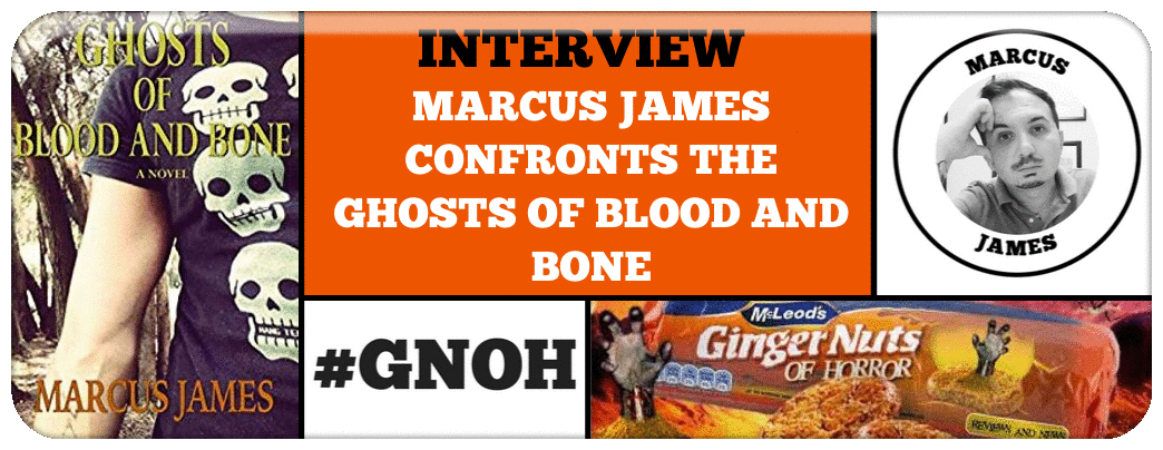 MARCUS JAMES CONFRONTS THE GHOSTS OF BLOOD AND BONE