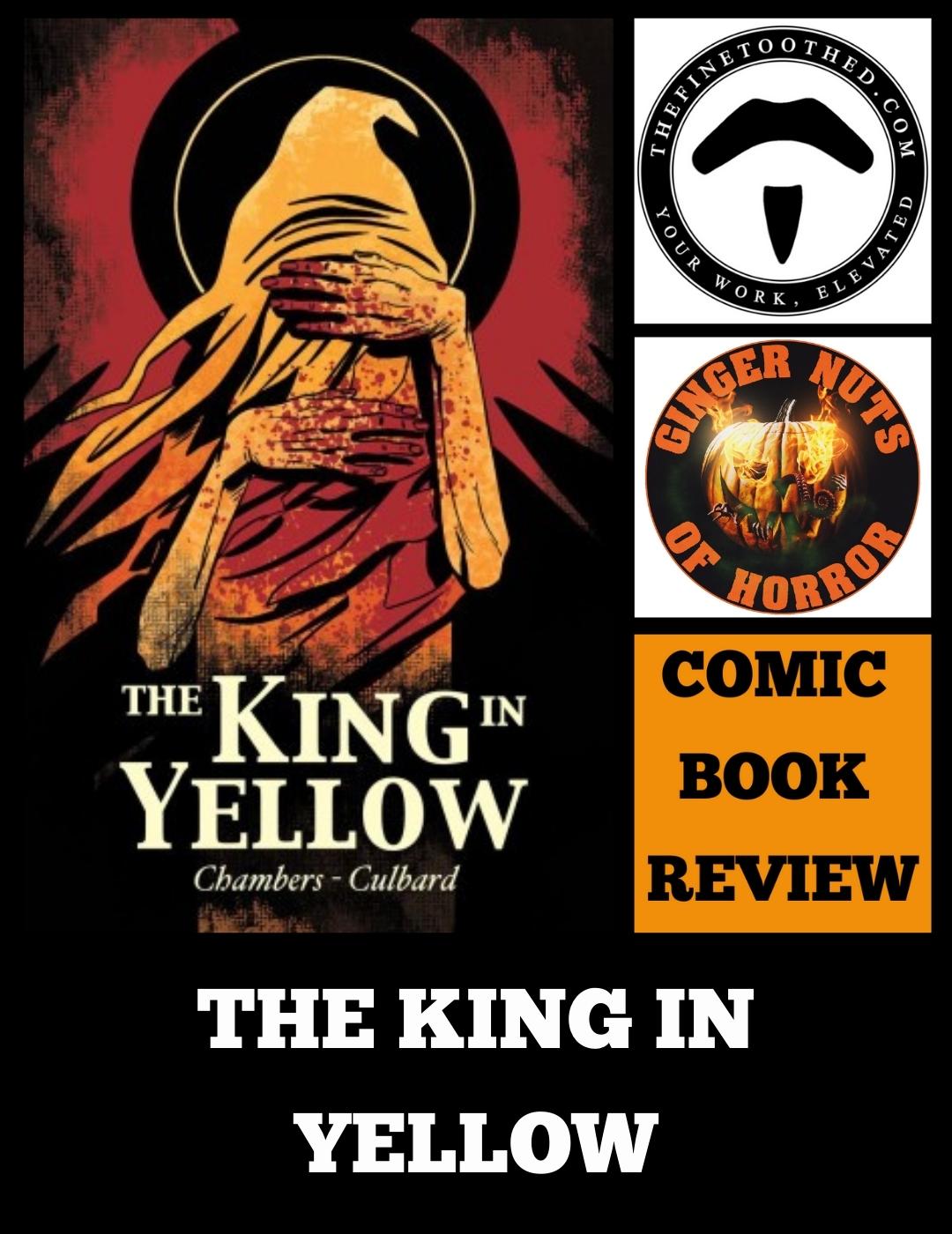 SPLASHES OF DARKNESS ​THE KING IN YELLOW comic book review 