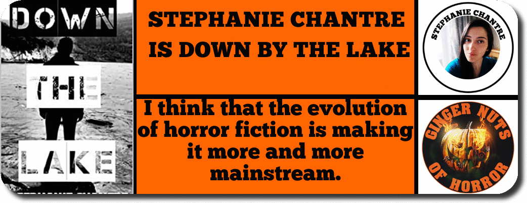 STEPHANIE CHANTRE  IS DOWN BY THE LAKE